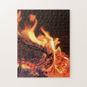 Flames Puzzle/Jigzaag Legpuzzel (Verticaal)