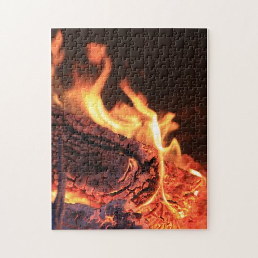 Flames Puzzle/Jigzaag Legpuzzel (Verticaal)