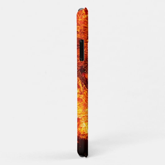 Flames Red Oranje Lion Face Case-Mate iPhone Case (Achterkant/rechts)