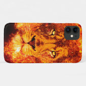 Flames Red Oranje Lion Face Case-Mate iPhone Case (Achterkant (horizontaal))