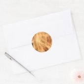 Flames Ronde Sticker (Envelop)