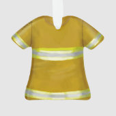 Flames Schild Brandweerman ornament (achterkant)