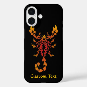 Flames Scorpion iPhone 16 Hoesje