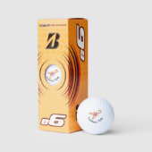 Flames Scorpion Golf Balls Golfballen (Verpakking)