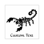 Flames Scorpion Rubber Stamp Rubberstempel (Afrduk)