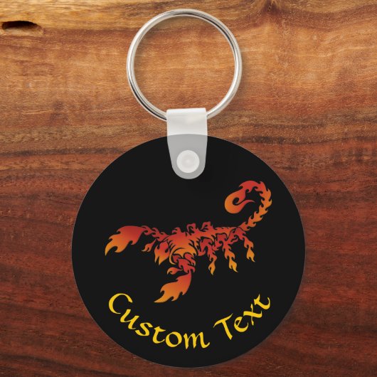 Flames Scorpion Sleutelhanger (Voorkant)