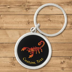 Flames Scorpion Sleutelhanger