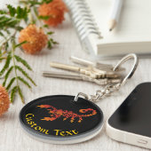 Flames Scorpion Sleutelhanger (Voorkant Rechts)