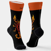 Flames Scorpion Socks Sokken (Gebogen)