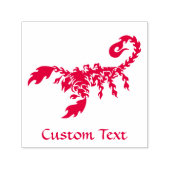 Flames Scorpion Zelfinking Stamp Zelfinktende Stempel (Design)