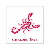 Flames Scorpion Zelfinktende Stempel (Design)