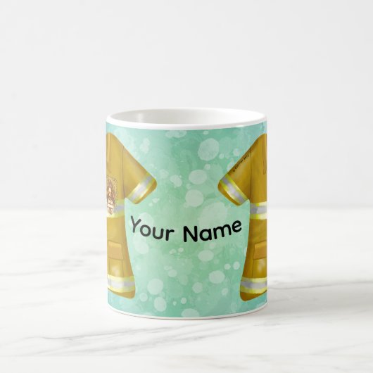 Flames Shield Firefighter Koffiemok (Center)