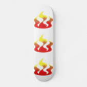 Flames Skateboard (Voorkant)