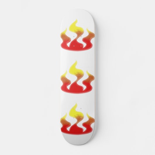 Flames Skateboard (Voorkant)