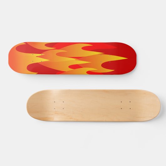 Flames Skateboard (Horizontaal)