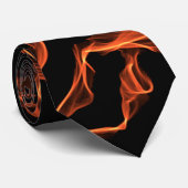 Flames Stropdas (Opgerold)