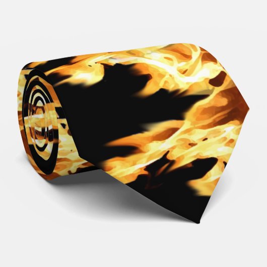 Flames Stropdas (Opgerold)
