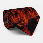 Flames Stropdas (Opgerold)