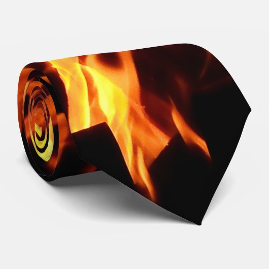 Flames Stropdas (Opgerold)