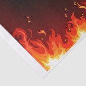 Flames Tissuepapier (Detail)