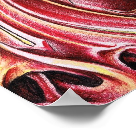 Flames van het Phoenix 12 x 27-inch Poster (Hoek)