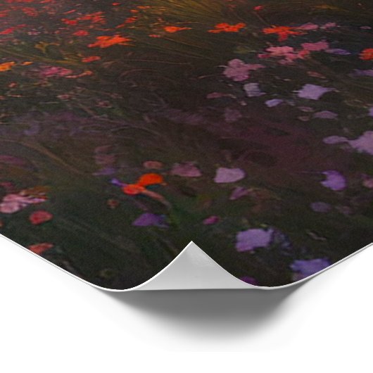 Flames van Natuur, Majestic Sunset Poster (Hoek)