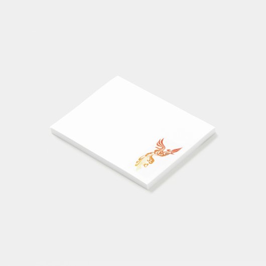 Flames van Phoenix Post-it® Notes (Schuin)