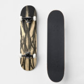 Flames van Tan Persoonlijk Skateboard (Voorkant)