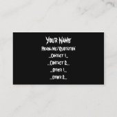 Flames Visitekaartje (Achterkant)