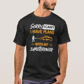 Flamethrower Gun Fire Thrower Flame Weapon Quotes T-shirt (Voorkant)