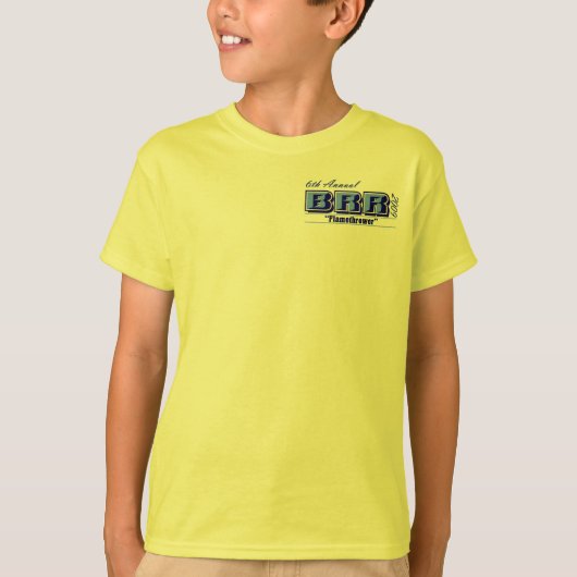 Flamethrowers Gepersonaliseerd BRR-Shirt T-shirt (Voorkant)