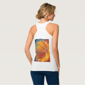 Flamig basketbal tanktop (Volledige Achterkant)