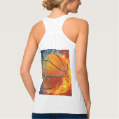 Flamig basketbal tanktop (Achterkant)