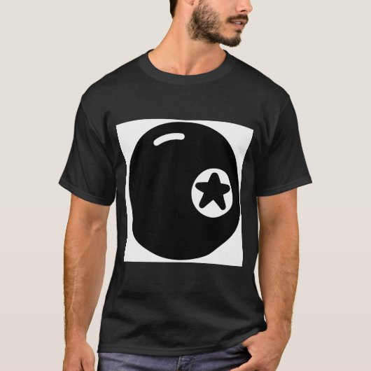 Flamin 8 Ball Tattoo T-shirt (Voorkant)