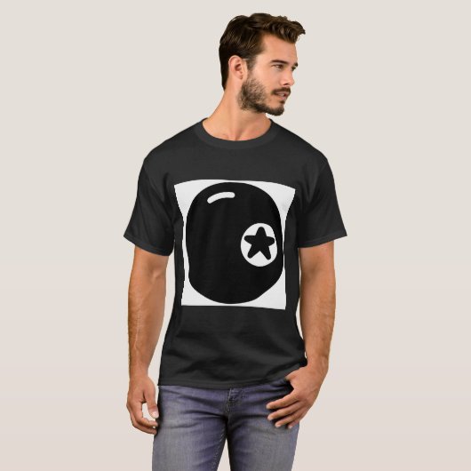 Flamin 8 Ball Tattoo T-shirt (Voorkant volledig)