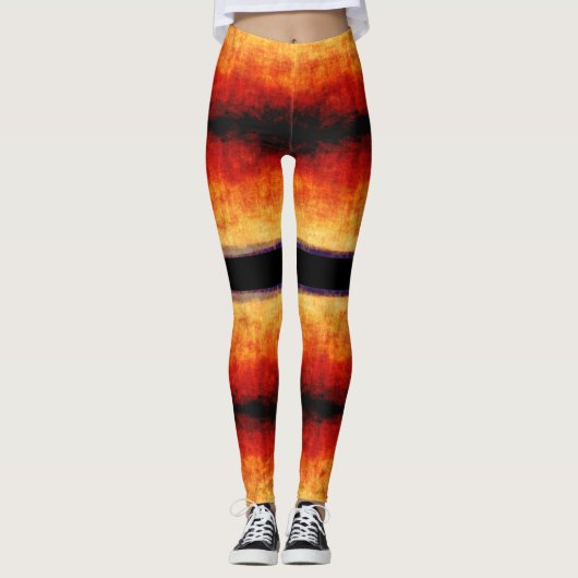 Flamin' Burnout Leggings (Voorkant)