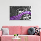 Flamin' Fender Canvas Afdruk (Insitu (Woonkamer))