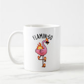Flamin-go Grappige Flamingo Pun Koffiemok (Links)
