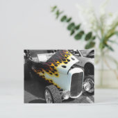 Flamin' Hot Rod Briefkaart (Staand voorkant)