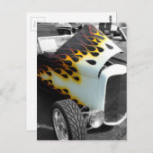 Flamin' Hot Rod Briefkaart (Voorkant / Achterkant)