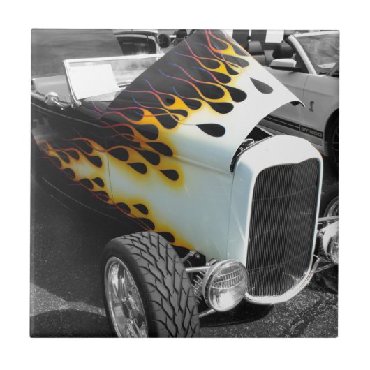 Flamin' Hot Rod Tegeltje (Voorkant)