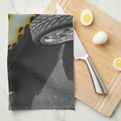 Flamin' Hot Rod Theedoek (Quarter Fold)