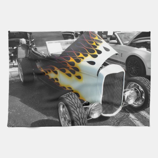 Flamin' Hot Rod Theedoek (Horizontaal)