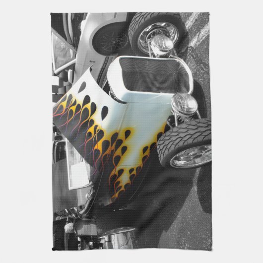 Flamin' Hot Rod Theedoek (Verticaal)