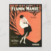Flamin Mamie Flapper Briefkaart (Voorkant)