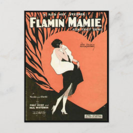 Flamin Mamie Flapper Briefkaart
