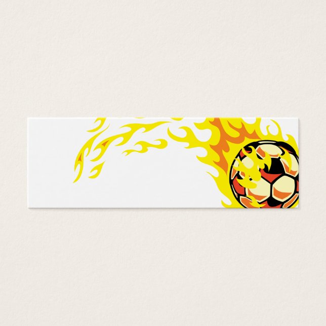 Flamin-Voetbal Mini Visitekaartjes (Voorkant)
