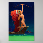 Flaming Arrow - Edward Mason Eggleston Poster (Voorkant)