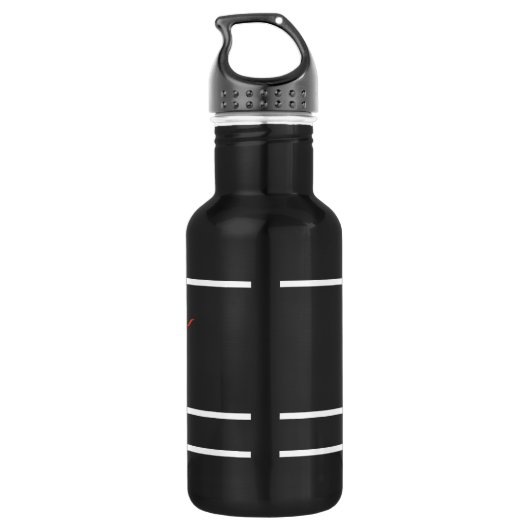 Flaming Ball Waterfles (Achterkant)