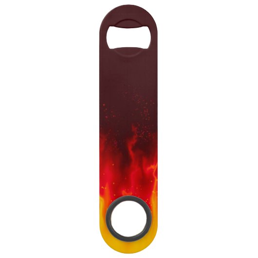 Flaming Bar Blade Opener — Aangepaste BBQ Steak Ho Speed Flessenopener (Achterkant)